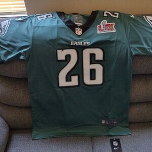 Nike Eagles Green Jersey